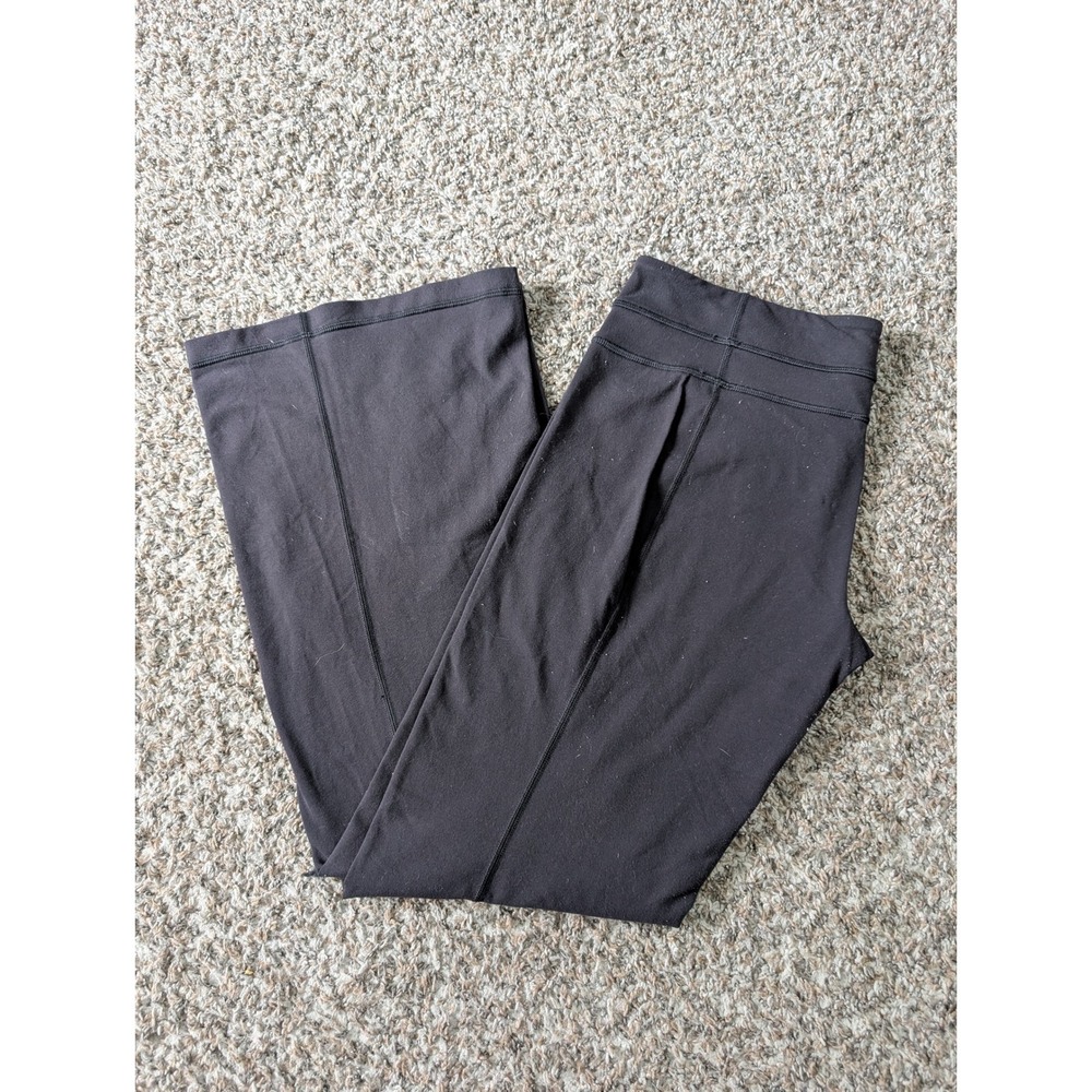 Lululemon Groove Pant Black Flare Yoga Pants Size 12 Regular Leggings